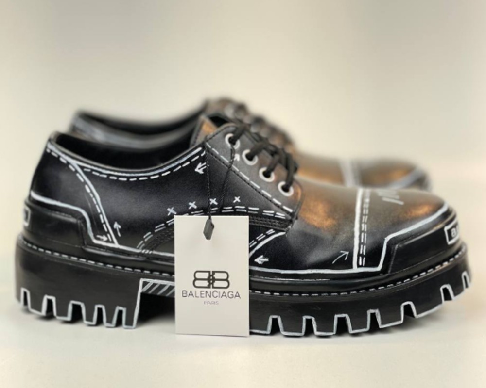  لوفر بالنسیاگا طرحدار balenciaga loafer 